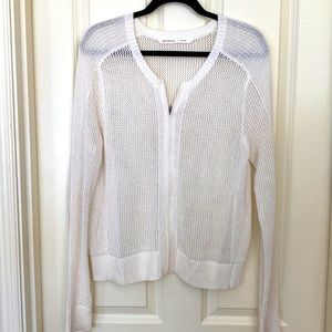 White Athleta sweater